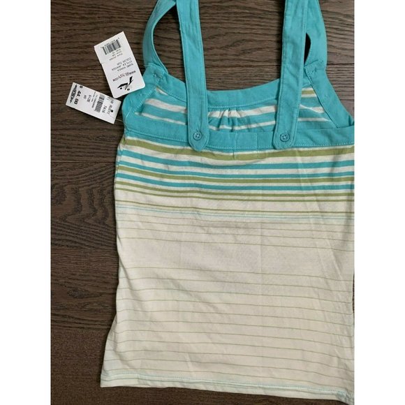 RUSTY strip Tank Top Size Large Color Block women's XS - Picture 3 of 7